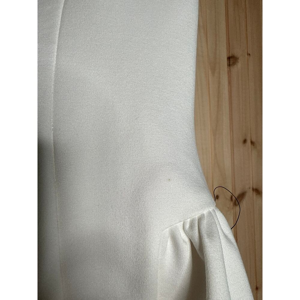 NWOT Lulus Roetta White Sleeveless Pleated Mini Dress Party Cocktail Classy Sz M - Picture 8 of 9